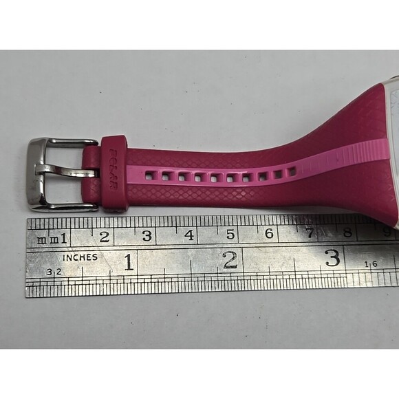 Polar FT4 Pink White Heart Rate Monitor Watch Tested Working New Battery - Picture 8 of 10